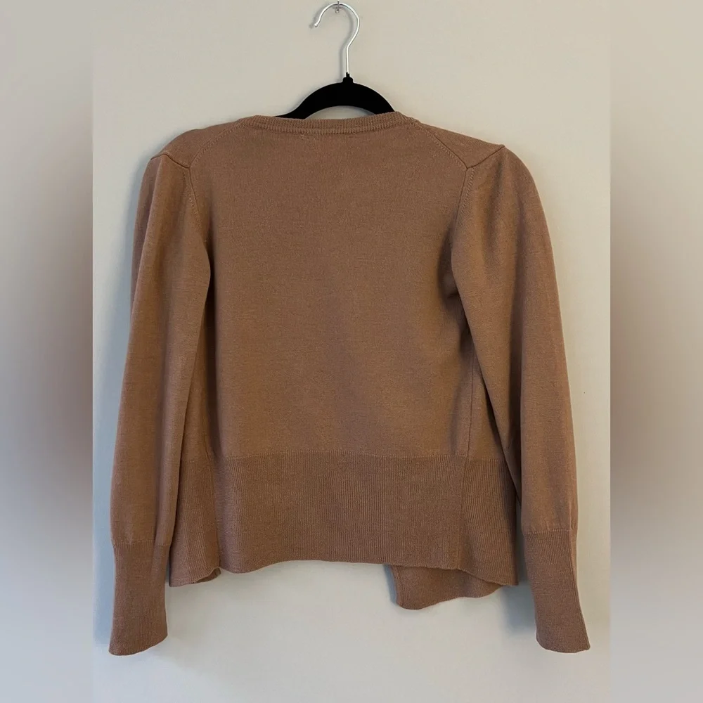 Vivienne Westwood Taupe Brown Button-Accent Cardigan Sweater - Picture 2 of 7